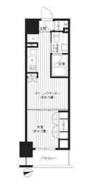 レジディア新御徒町 1004 間取り図
