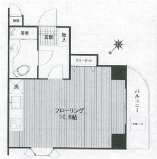インフィニティ南青山 3階 間取り図