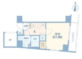 パークサイド芝大門 6階 間取り図