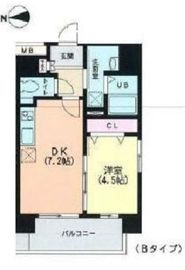 フィーカ牛込柳町 302 間取り図