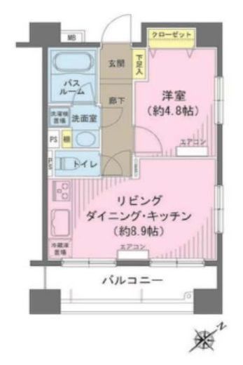 ヒルレジデンス大崎 1階 間取り図