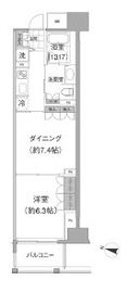 アビティ目黒 213 間取り図