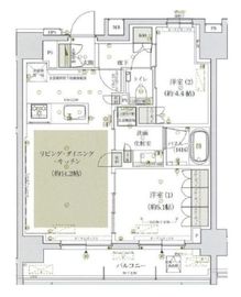 アトラス西日暮里道灌山 6階 間取り図