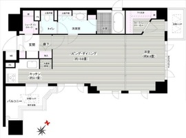 銀座イーストシティタワー 3階 間取り図
