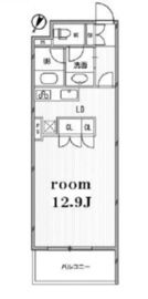 フロンティアテラス目黒 313 間取り図