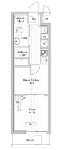 アーバンパーク志村坂上 403 間取り図
