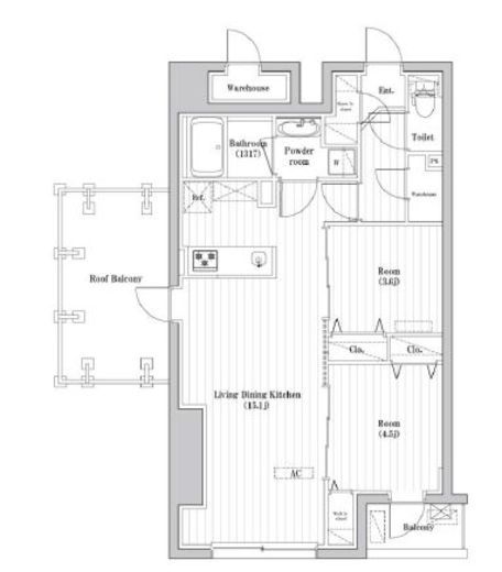 アーバンパーク志村坂上 505 間取り図