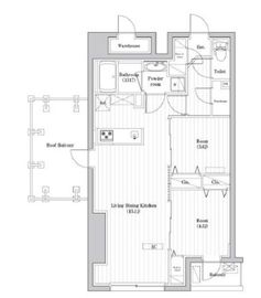 アーバンパーク志村坂上 505 間取り図
