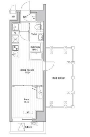 アーバンパーク志村坂上 504 間取り図