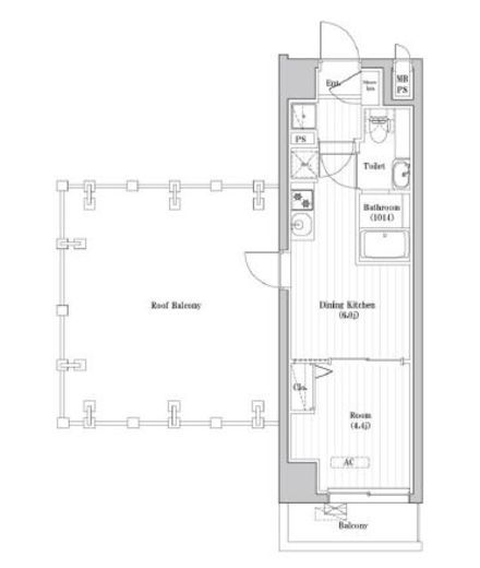 アーバンパーク志村坂上 603 間取り図