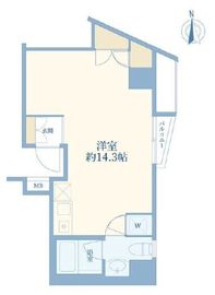 ヒルサイド御殿山 101 間取り図