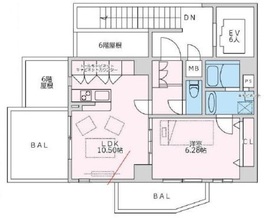セリシエ松濤 701 間取り図