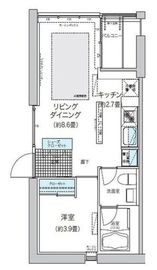 ガーデニエール砧ウエスト 440 間取り図