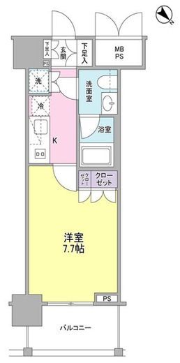 常盤レジデンシア荻窪 305 間取り図