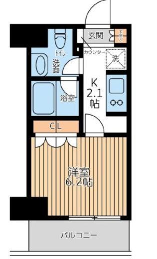 City Lux Tobe 705 間取り図