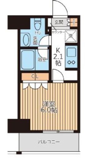 City Lux Tobe 512 間取り図