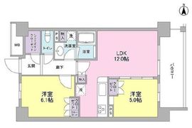 アンビエンテ経堂 521 間取り図