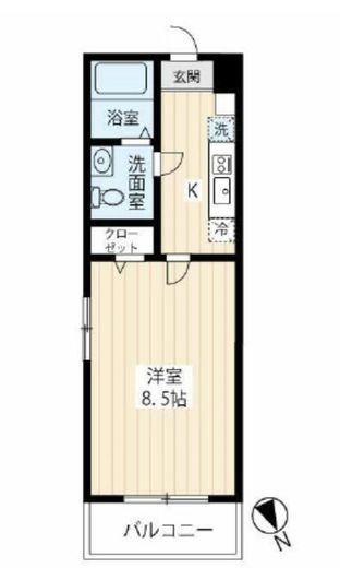 アンベリール吉祥寺イースト 1階 間取り図