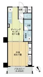 アールケープラザ横浜関内 4階 間取り図