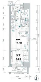 パレステージ新小岩ファストコート 5階 間取り図