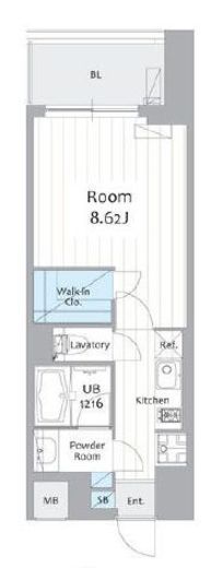 ラ フォンス 302 間取り図