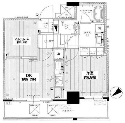 ライオンズタワー相模原ステーショングランデ 23階 間取り図