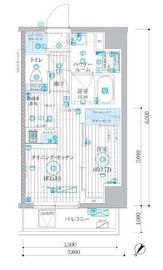 ブライズ川崎本町 604 間取り図