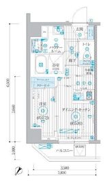 ブライズ川崎本町 605 間取り図