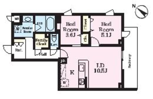 FAM ogikubo 301 間取り図