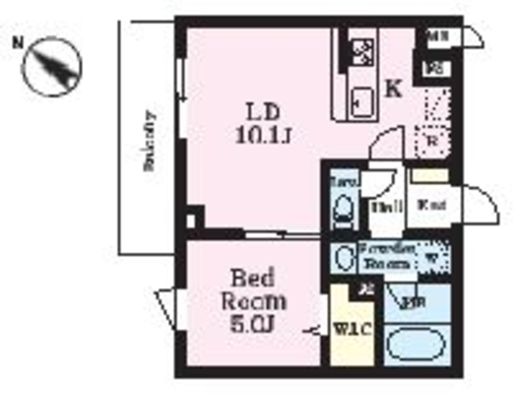 FAM ogikubo 305 間取り図