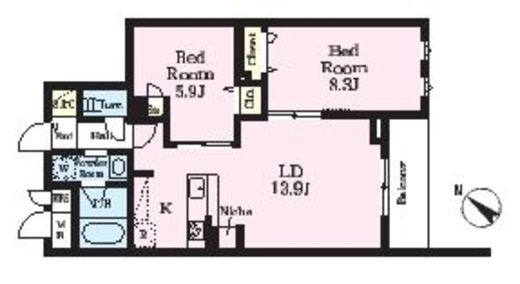 FAM ogikubo 302 間取り図