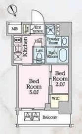 ベルファース八丁堀West 902 間取り図