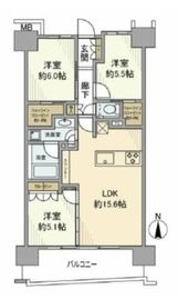 ガーデンクロス東京王子 10階 間取り図