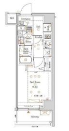 Log反町sta. (ログ反町sta.) 3階 間取り図