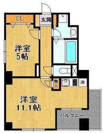 日神デュオステージ浅草橋 9階 間取り図