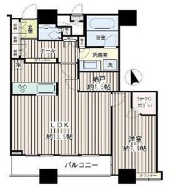 ザ・タワーズ台場 ウエスト 6階 間取り図