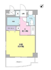 アビタシオン元住I 401 間取り図