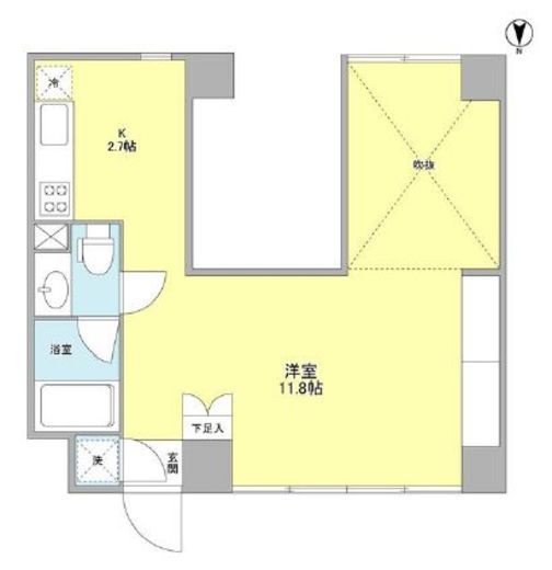 WELLTOWER (ウェルタワー) 1003 間取り図