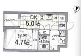 TAS上北沢レジデンス 202 間取り図