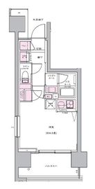 セントラルプレイス新宿御苑前 3階 間取り図