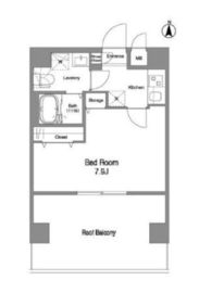 コンフォリア北池袋 1103 間取り図