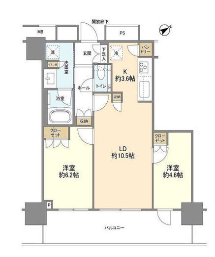 THE TOWER JUJO (ザ・タワー十条) 14階 間取り図