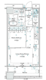 WORLD TOWER RESIDENCE 33階 間取り図