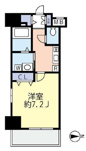 グランヴァン王子駅前 503 間取り図