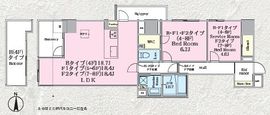 クロスゲート青葉台 402 間取り図