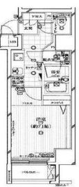 ガリシアヒルズ六本木 2階 間取り図