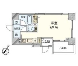 レックス芝浦 8階 間取り図