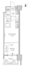 ワンルーフレジデンス錦糸町 602 間取り図
