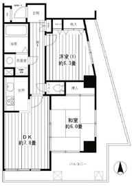 ヴェルデュール大倉山 1階 間取り図