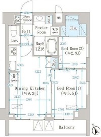 クレインメゾン新川通 802 間取り図